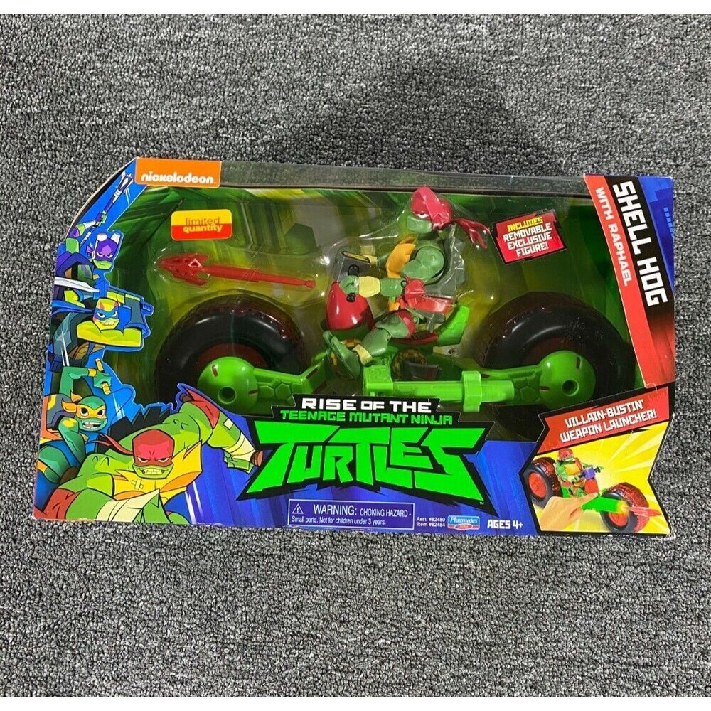 Teenage Mutant Ninja Turtles Motorcycle Shell Hog Raphael Rise of the TMNT - Picture 2 of 11